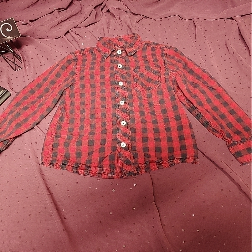 ARIZONA Jean Co. Boys Plaid Button Down